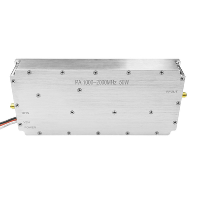 ব্রডব্যান্ড 47 ডিবিএম 50W 100W 1000-2000MHz 830-935MHz পাওয়ার এম্প্লিফায়ার এন্টি ড্রোন এফপিভি জ্যামার মডিউল