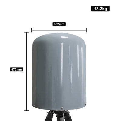 ড্রোন ডিটেক্টর ৫ কিলোমিটার ডিটেকশন ব্যাসার্ধ ৭০০-৬৩০০ মেগাহার্টজ ওয়াইডব্যান্ড ৩৬০ ডিগ্রি ওমনি-ডাইরেকশনাল ইউএভি প্রাথমিক সতর্কতার জন্য