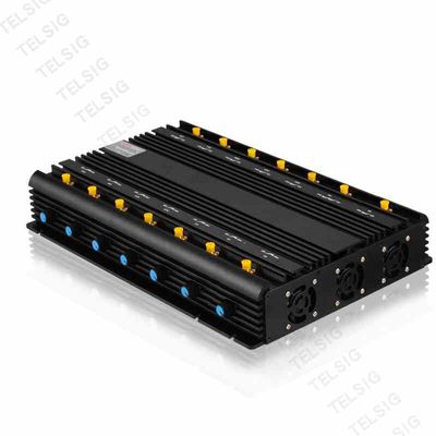 মিলিটারি স্ট্যান্ডার্ড সেল ফোন নেটওয়ার্ক জ্যামার, 14 চ্যানেল ওয়াইফাই স্ক্র্যাম্বলার ডিভাইস