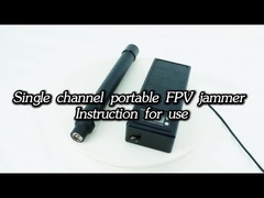 1km 700-1020 MHz ফ্রিকোয়েন্সি একক ব্যান্ড বহনযোগ্য হ্যান্ডহেল্ড এফপিভি জ্যামার